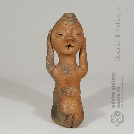 Tesuque Pueblo Pottery Rain God - 25999